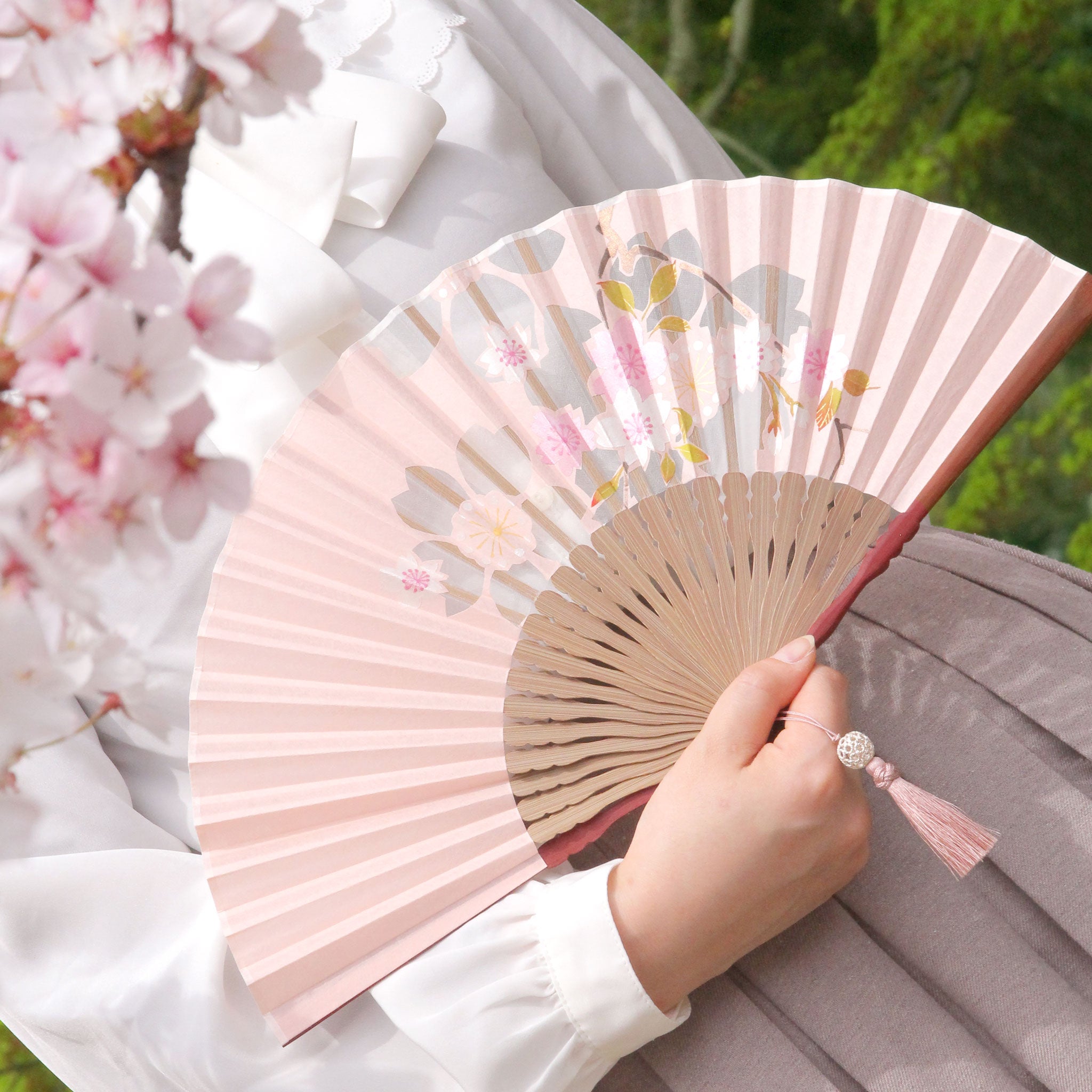 扇子 綾華 扇子セット モデル画像