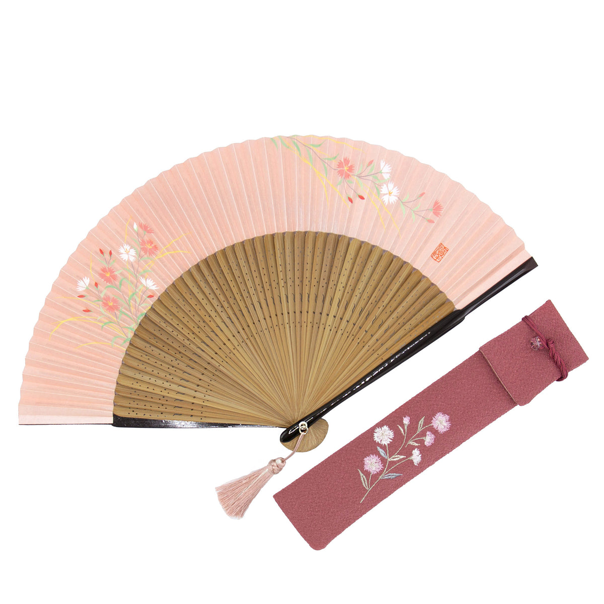 白竹堂 扇子 日本の彩り 浅縹 そも