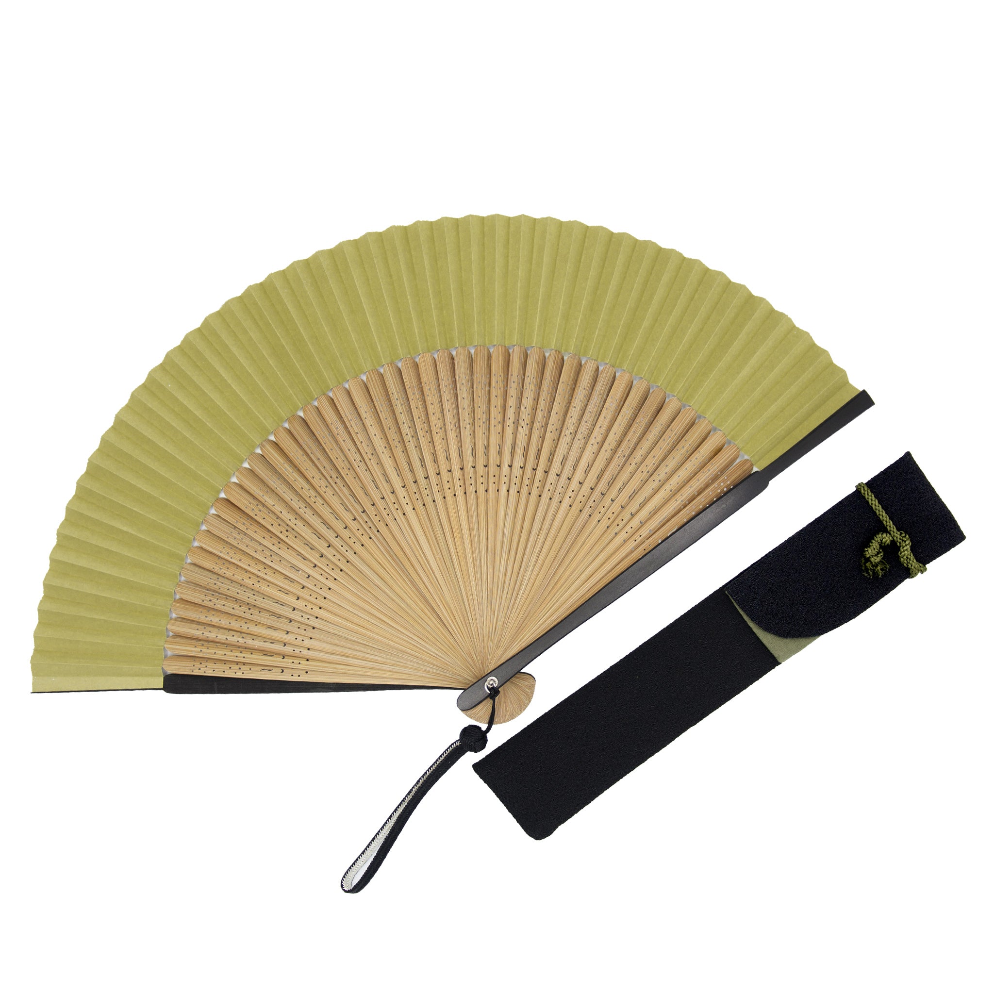 扇子 日本の彩 扇子セット 鶯