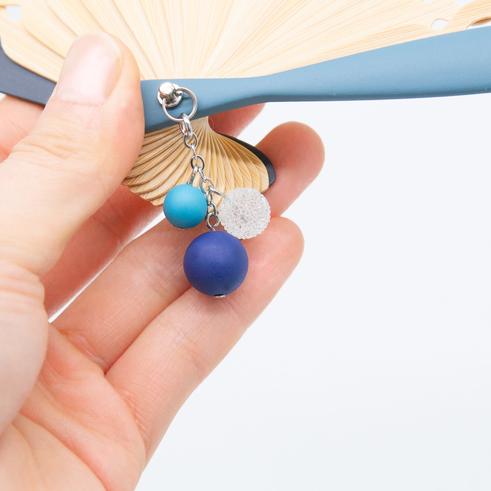 扇子 ポルカドット 扇子セット アクセサリー 詳細画像