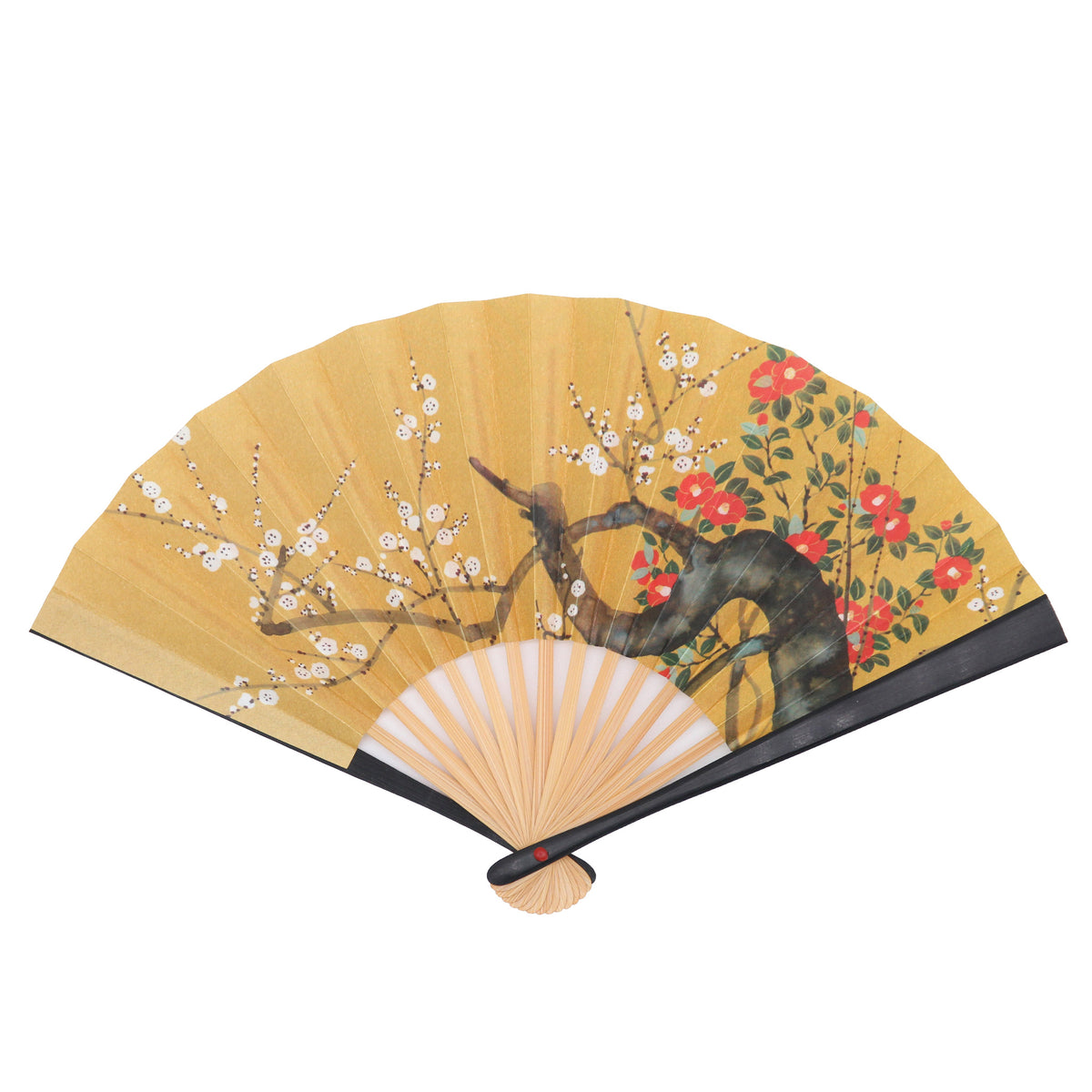 茶道用扇子 椿梅 5寸 – 白竹堂オンラインショップ