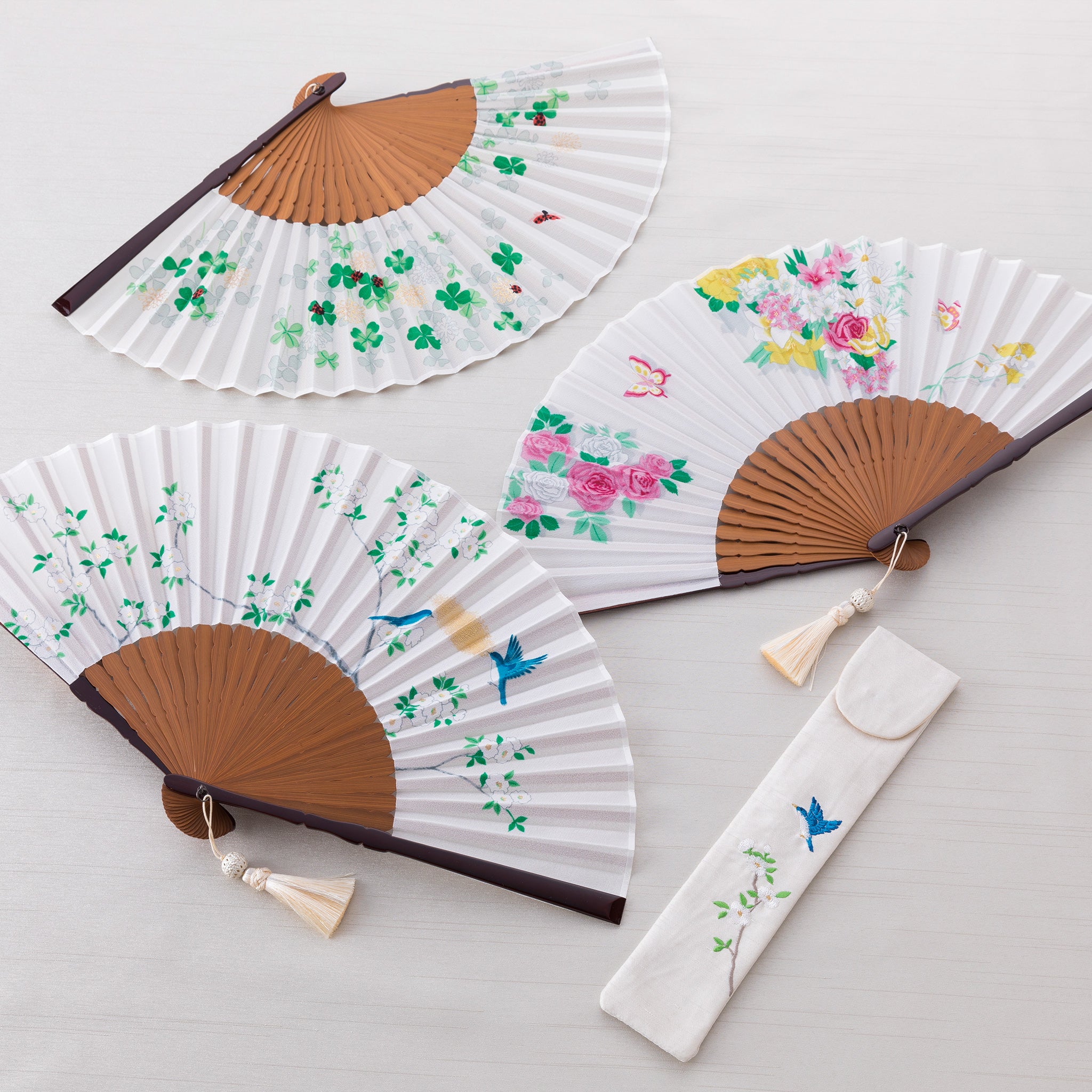 扇子 京友禅 彩染 扇子セット イメージ画像