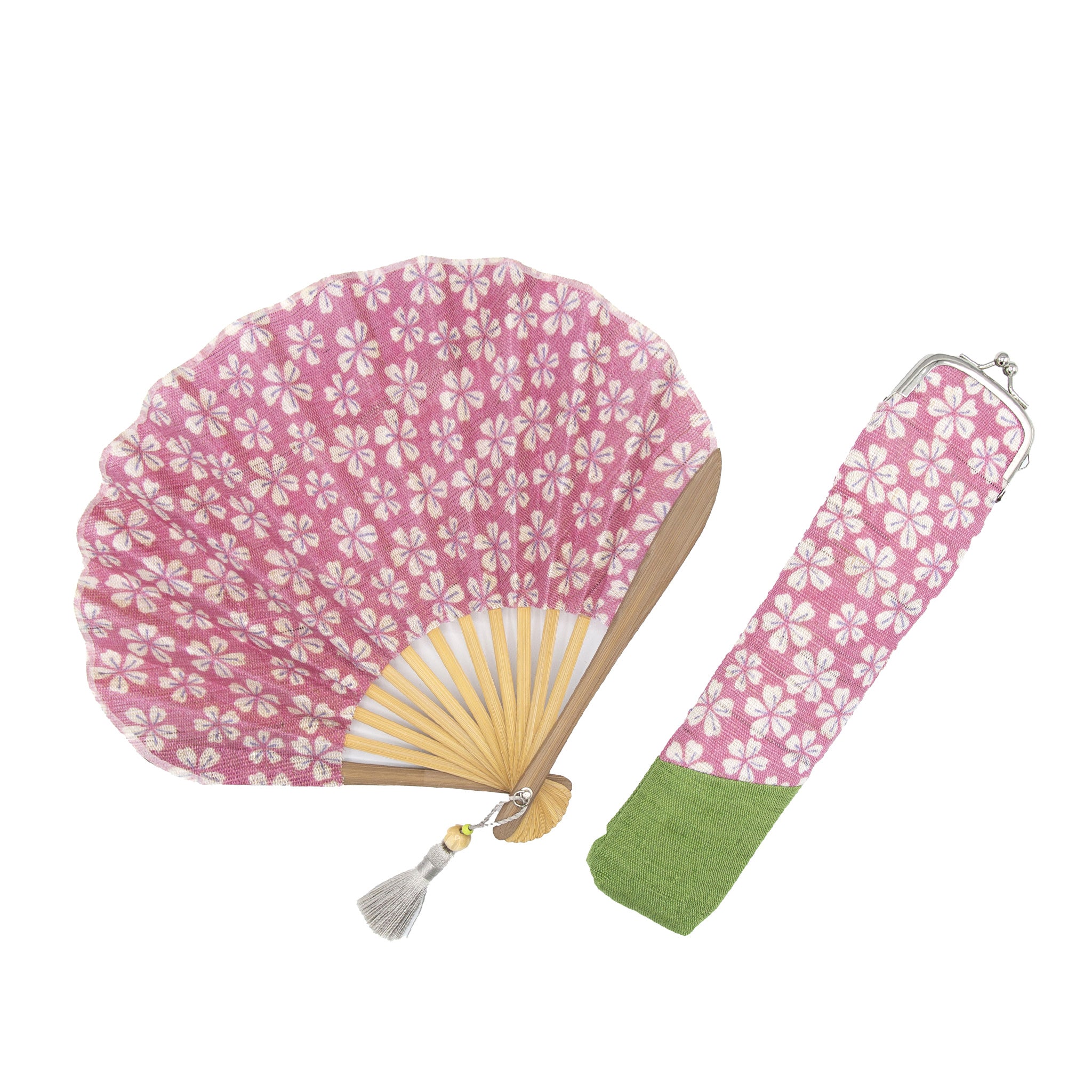 美也古扇 燻 pattern muji #1 | 京扇子｜金彩扇子作家米原康人