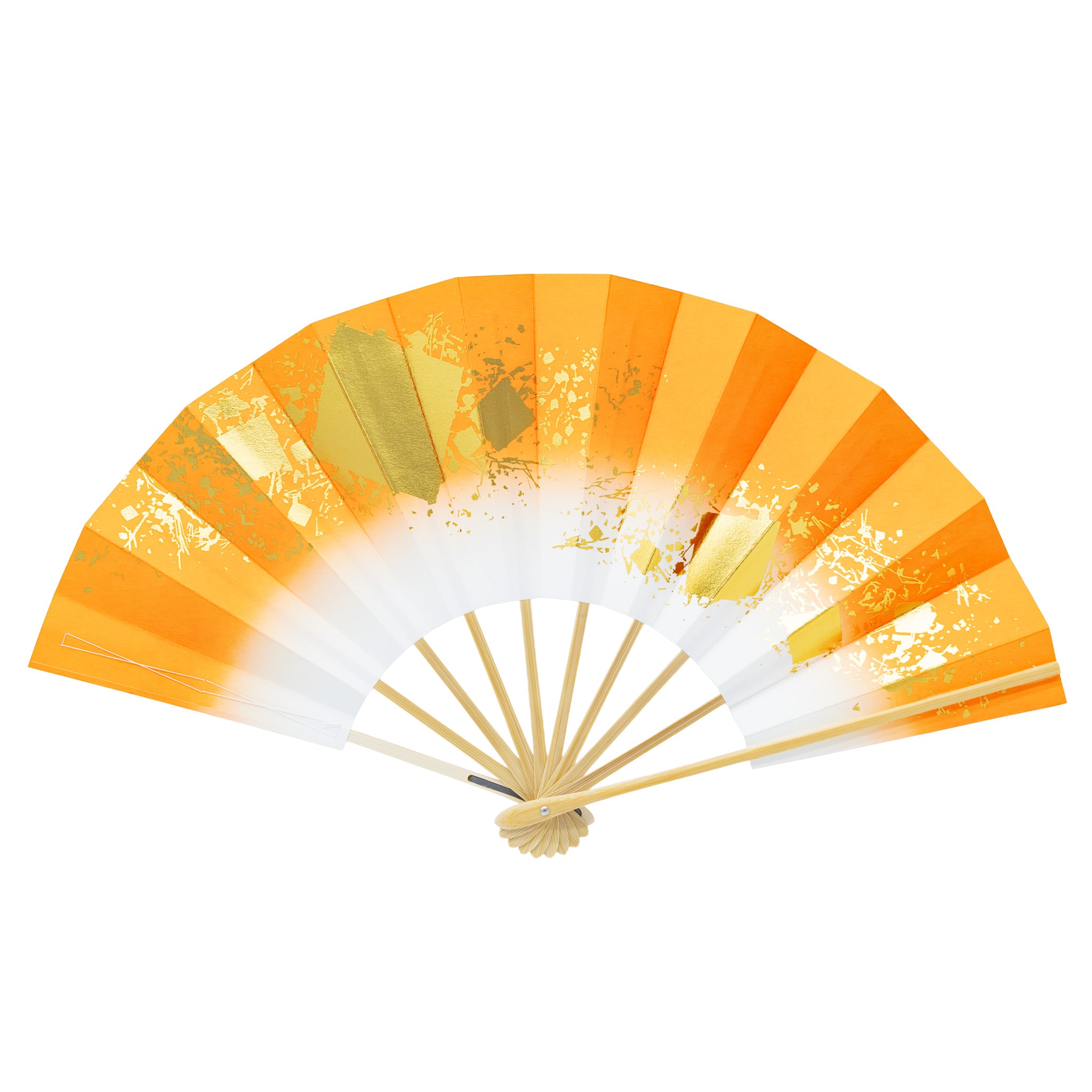舞扇子 青白茶色 抽象模様 尺サイズ 舞扇子 色紙ちらし 白竹（全4種類） – 白竹堂オンラインショップ