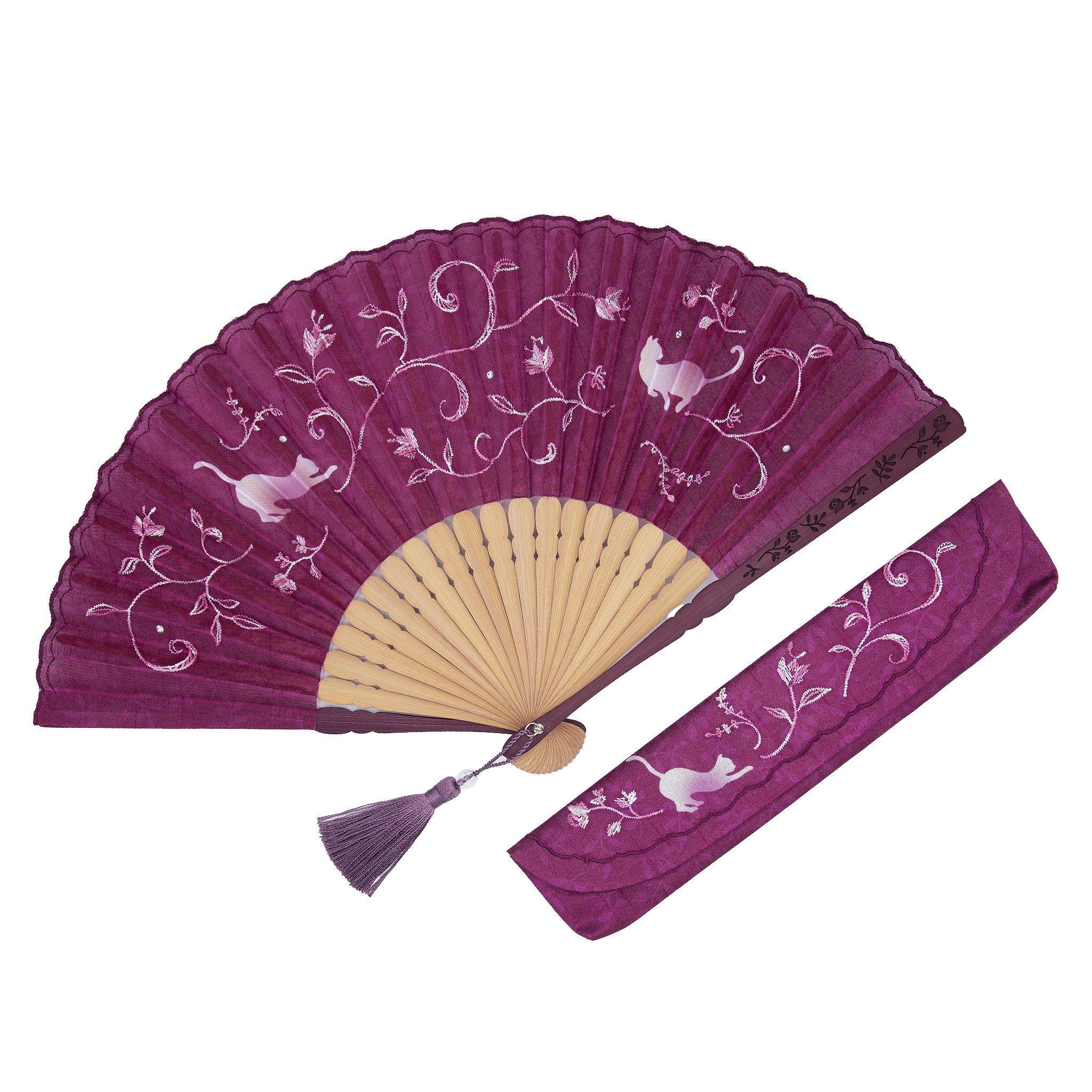 茶席扇 帯三色 | 宮脇賣扇庵 美也古扇 | 茶扇 京扇子 - 京都