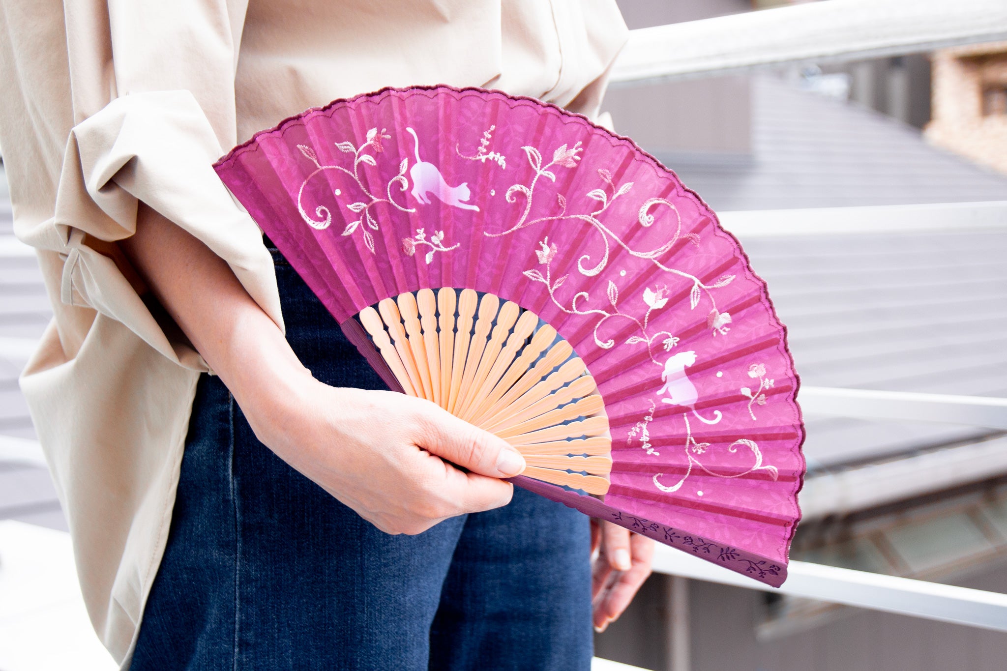 ミネット 扇子セット（全3種類） – 白竹堂オンラインショップ